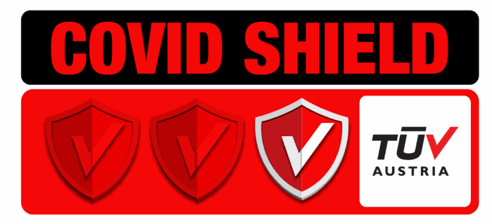 covid shield TUV